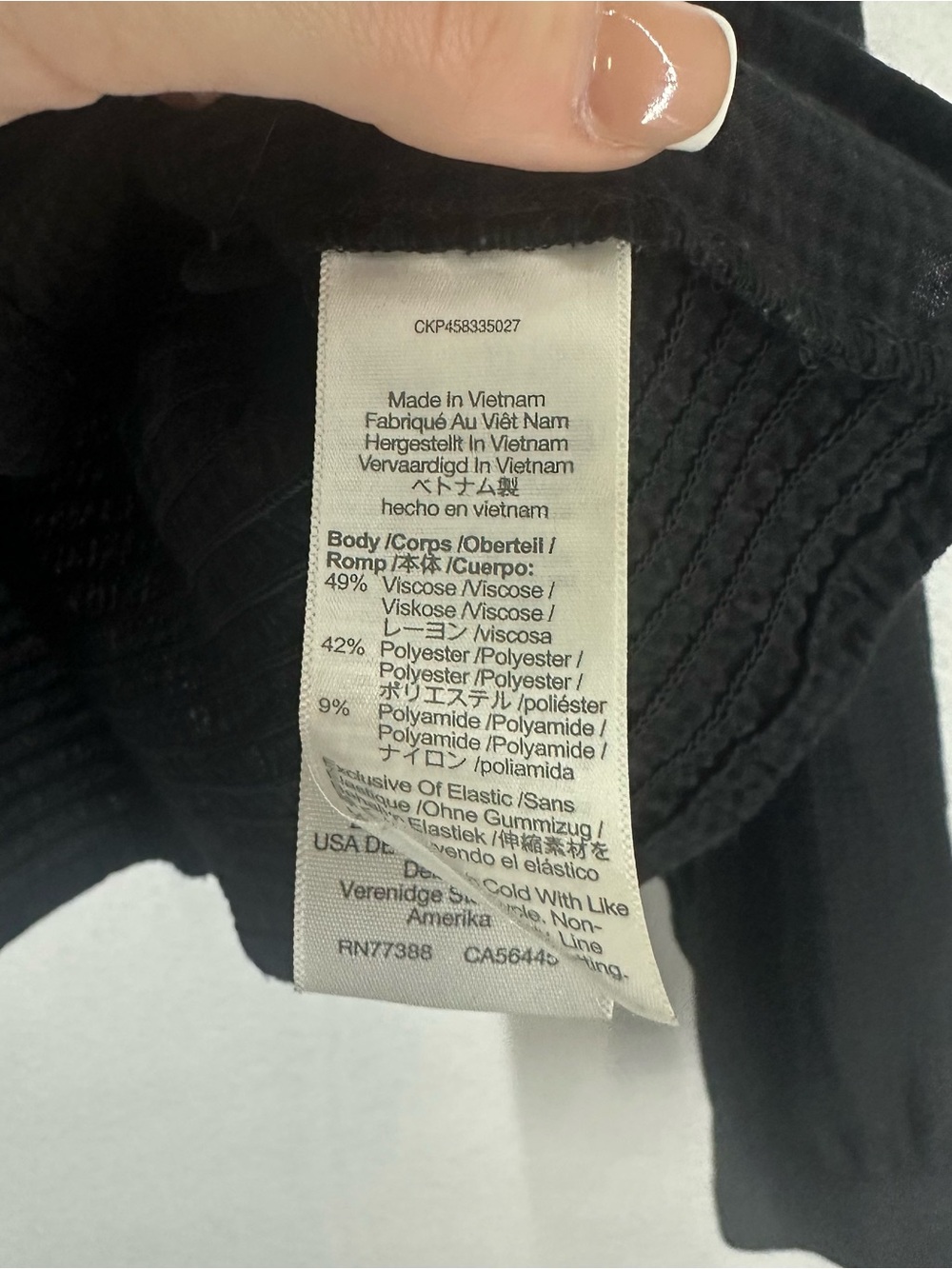 Madewell Puff Sleeve Button Front Peplum Blouse Women’s Medium‎ Black - Picture 5 of 7